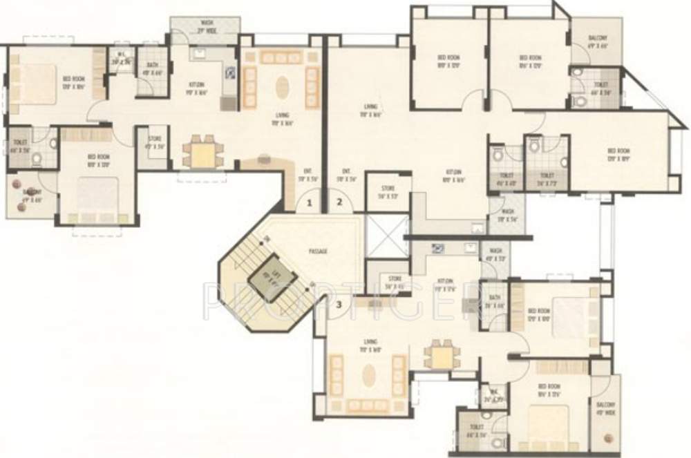 Images for Cluster Plan of Sangini Bhulabhai Park