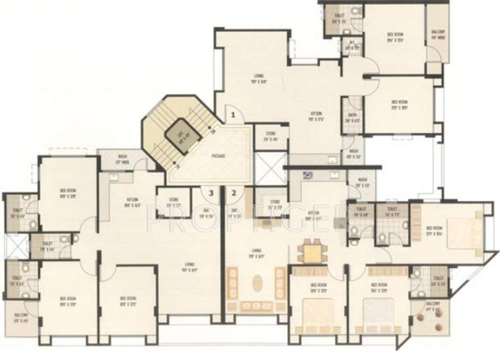 Images for Cluster Plan of Sangini Bhulabhai Park