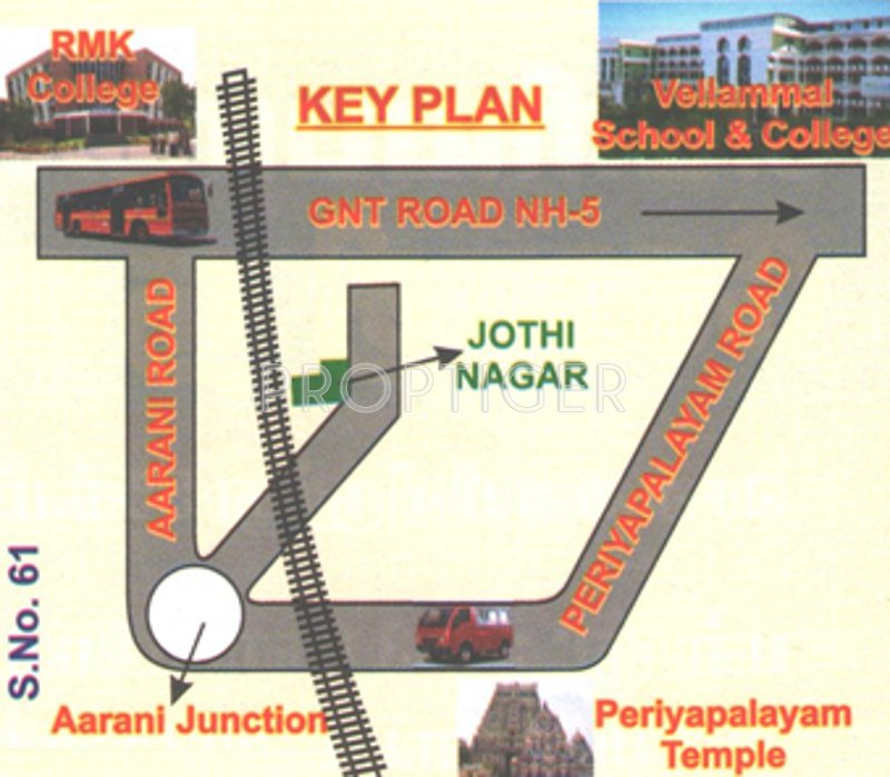 Images for Location Plan of Rainbow Jothi Nagar