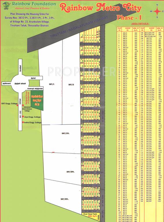 Images for Layout Plan of Rainbow Metro City Phase I