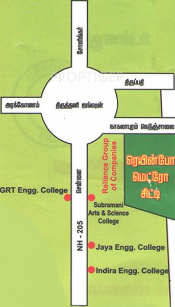 Images for Location Plan of Rainbow Metro City Phase I Images for Location Plan of Rainbow Metro City Phase I