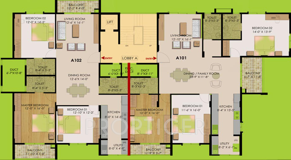 Images for Cluster Plan of Rainbow Kishore Glendale