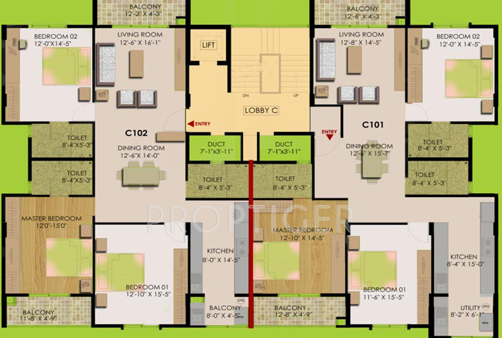 Images for Cluster Plan of Rainbow Kishore Glendale