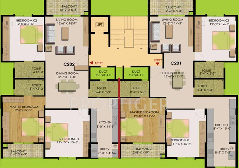 Images for Cluster Plan of Rainbow Kishore Glendale