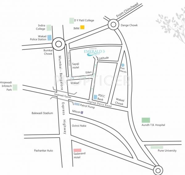 Images for Location Plan of Gawade Emarald Phase III Images for Location Plan of Gawade Emarald Phase III