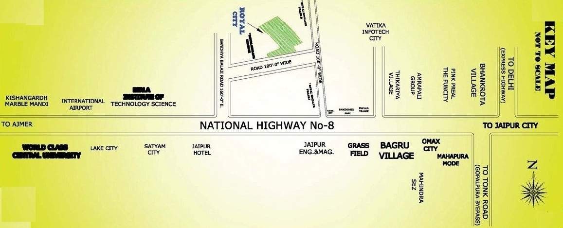 Images for Location Plan of Rajasthan Royal City