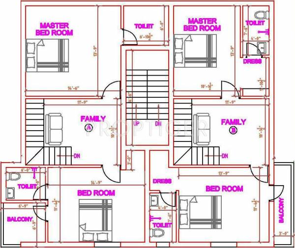 Images for Cluster Plan of AGS Flat I