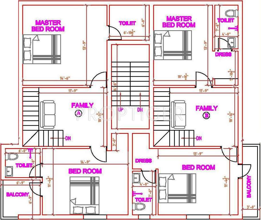 Images for Cluster Plan of AGS Flat I