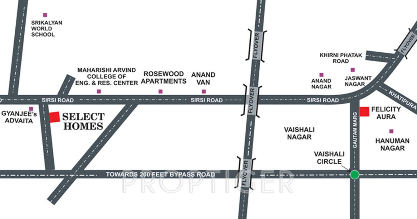  select homes Images for Location Plan of Felicity Select Homes