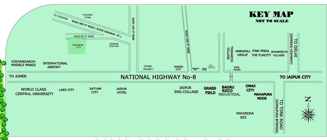 Images for Location Plan of Rajasthan Rainbow City