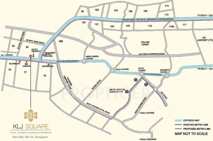  square Images for Location Plan of KLJ Square