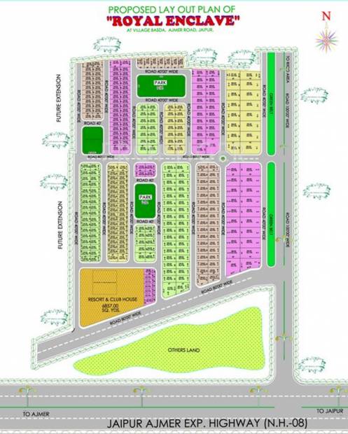 Images for Layout Plan of Rajasthan Royal Enclave Phase I
