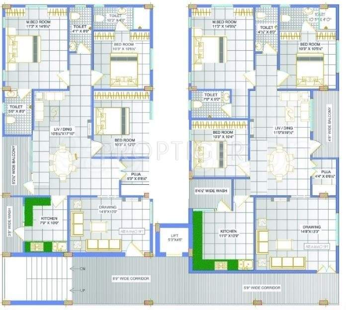 Images for Cluster Plan of Sri Wooden Sapphire