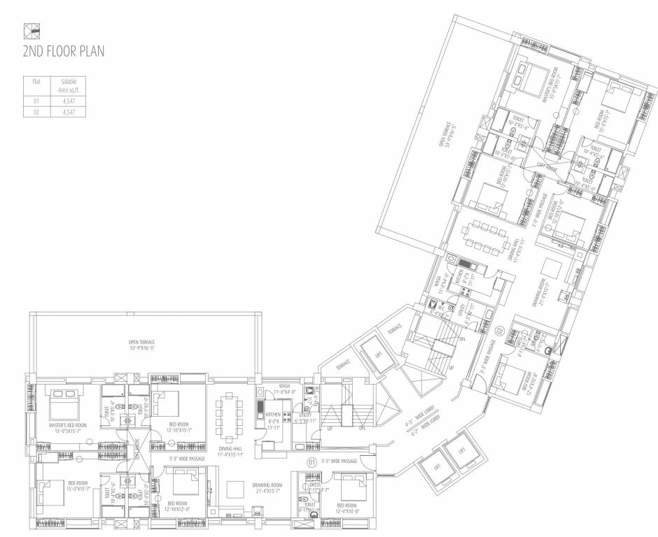 Images for Cluster Plan of Fort Oasis Tower III