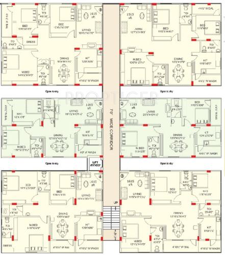 Images for Cluster Plan of  Pragathi And Tulasi