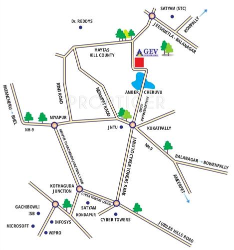 Images for Location Plan of  Pragathi And Tulasi