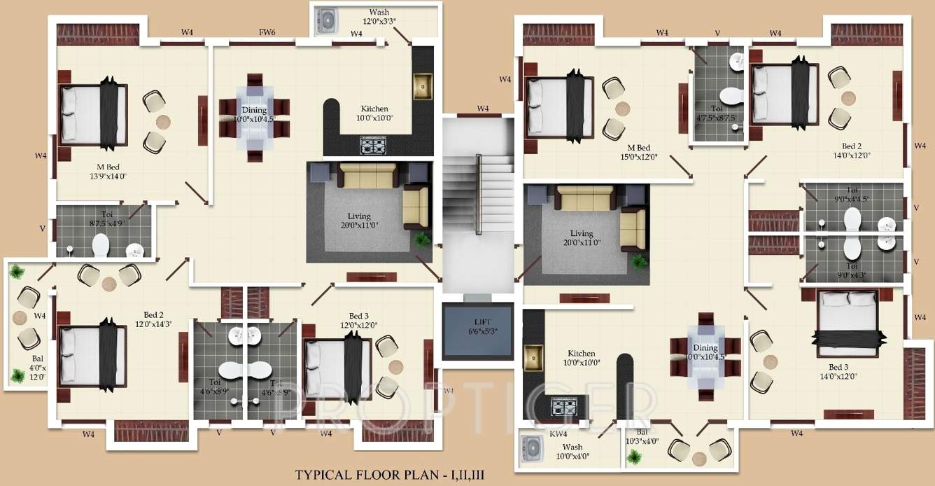 Images for Cluster Plan of India The Adair Aery