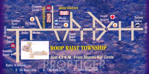 Location Plan karni-banshi-group roop-rajat-township-phase-iii Location Plan