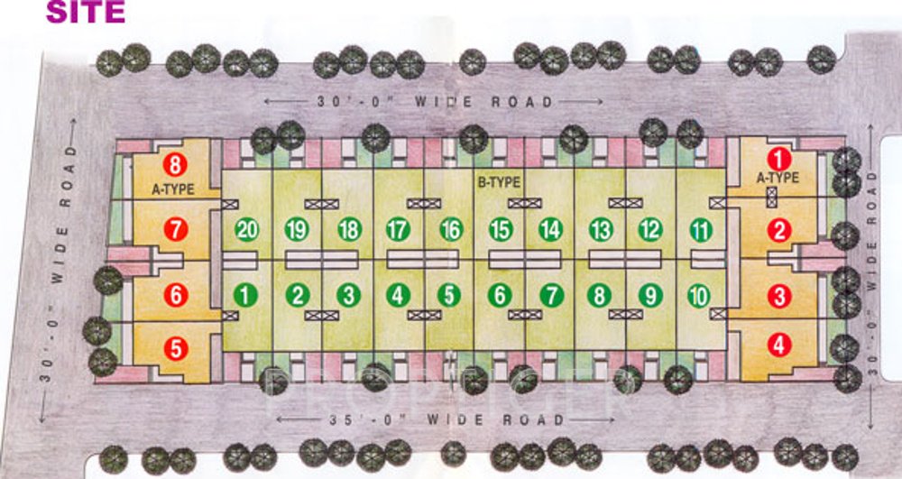 karni banshi group roop rajat enclave Layout Plan
