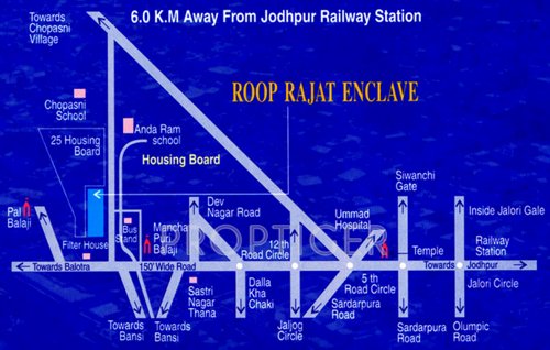karni-banshi-group roop-rajat-enclave Location Plan
