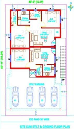 Images for Cluster Plan of Sai Apartments apartments Images for Cluster Plan of Sai Apartments