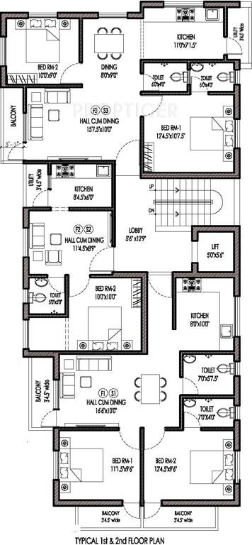 Images for Cluster Plan of Lakshmi Builders Venkateswara Nagar