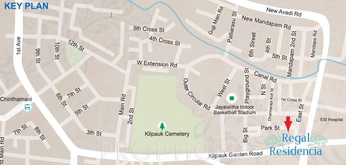 Images for Location Plan of India Regal Residencia