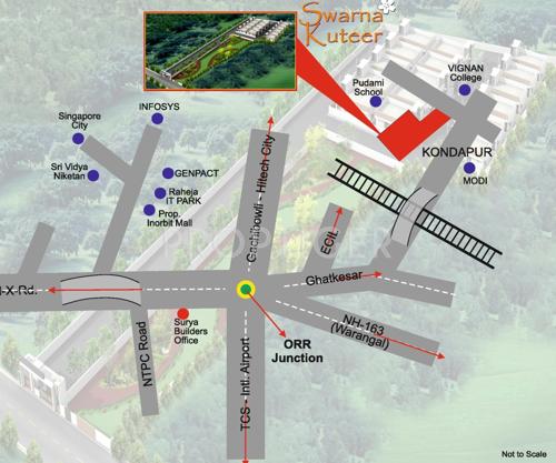 Images for Location Plan of Surya Builders Swarna Kuteer