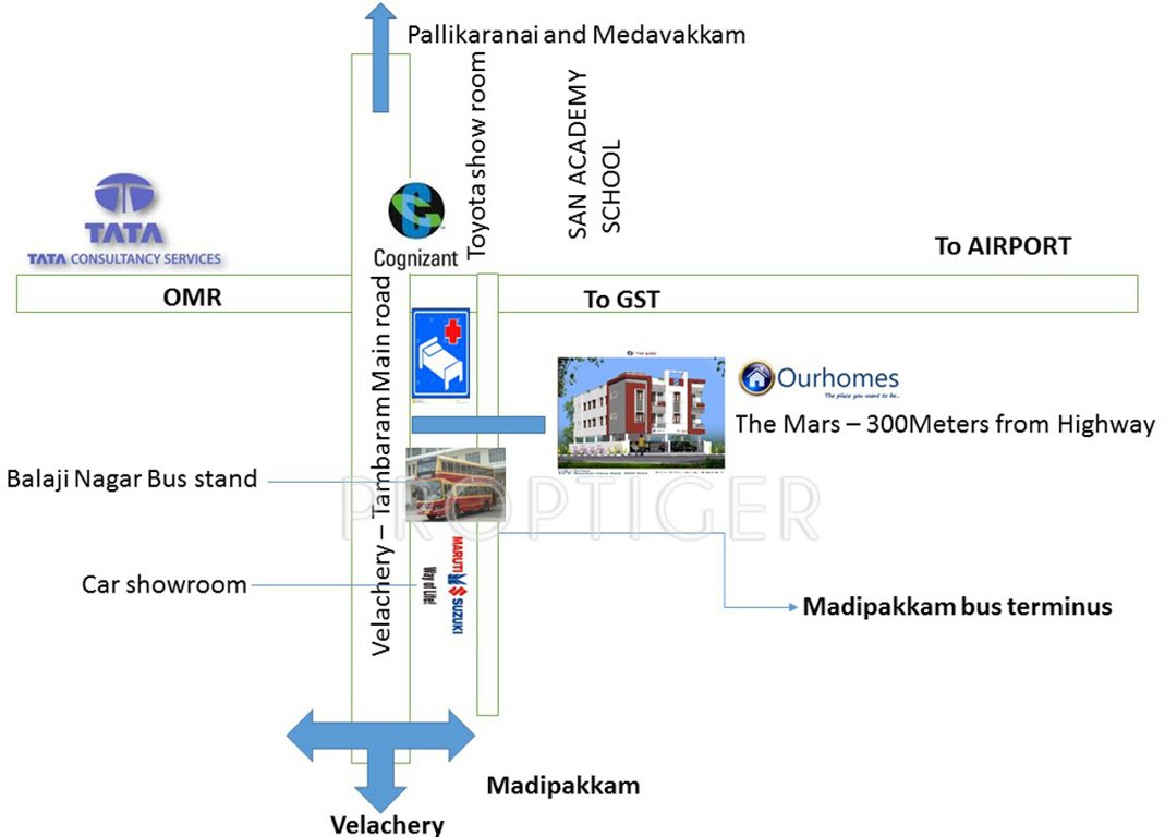 Images for Location Plan of Ourhomes The Mars