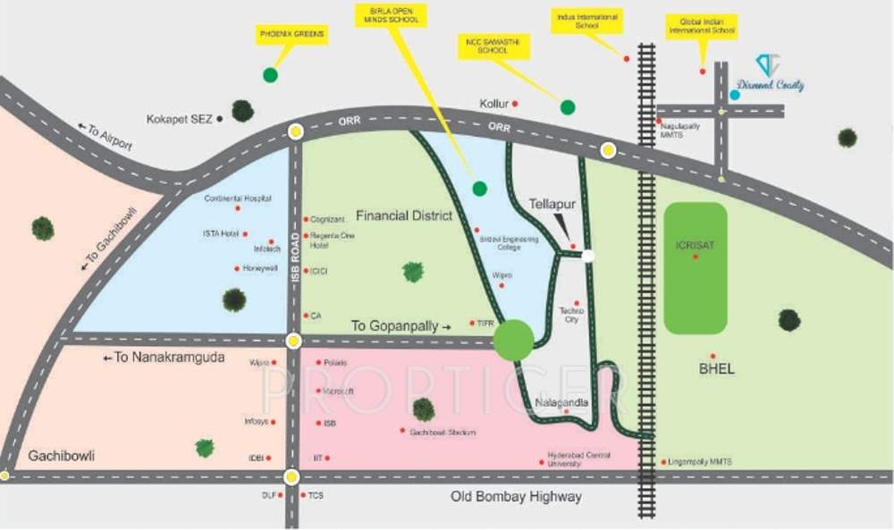 Images for Location Plan of Siddhi Diamond County