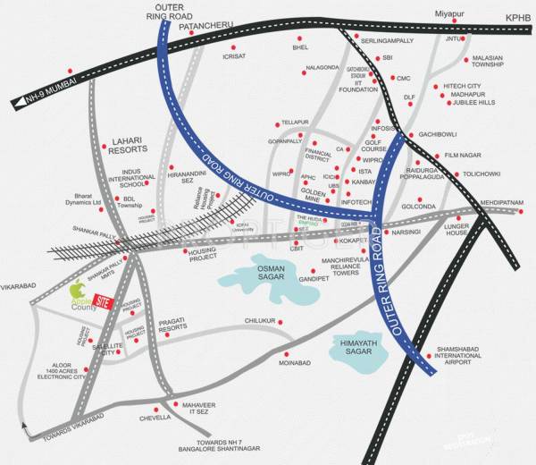 Images for Location Plan of Aaditri Apple County