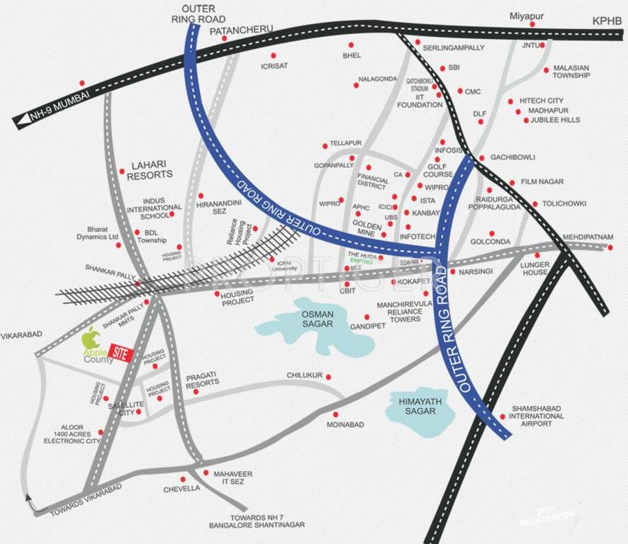 Images for Location Plan of Aaditri Apple County