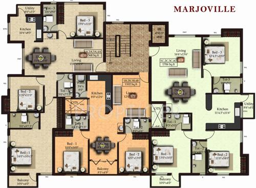 Images for Cluster Plan of India Marjoville