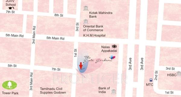 Images for Location Plan of India The Grete Gardens