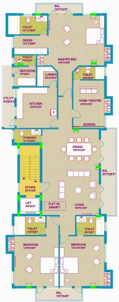 Images for Cluster Plan of India CSK Villa