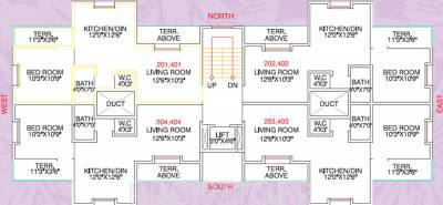 Images for Cluster Plan of Hamy Flower Residency