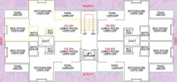 Images for Cluster Plan of Hamy Flower Residency