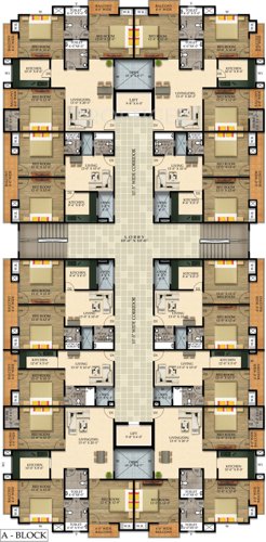 Images for Cluster Plan of Shree Om Balaji Tower