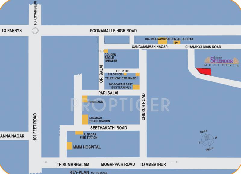 Images for Location Plan of Indira Splendor