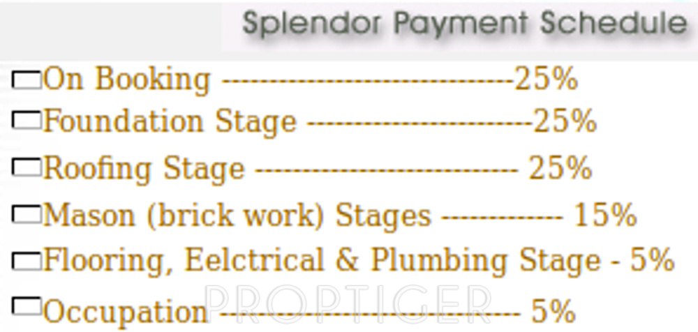 Images for Payment Plan of Indira Splendor Payment Plan
