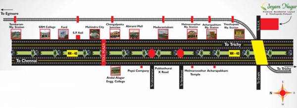 ishwaryam-builder-and-promoter jayam-nagar Location Plan