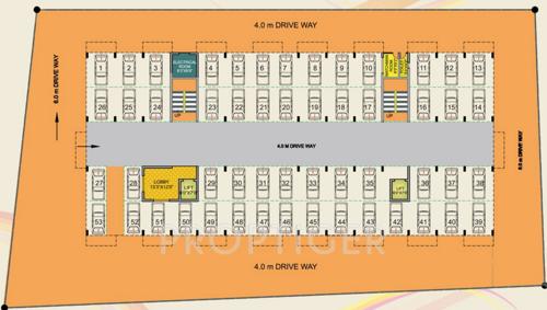  palace Images for Cluster Plan of Chirag Palace