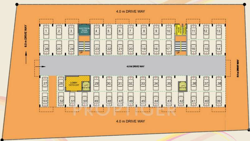  palace Images for Cluster Plan of Chirag Palace