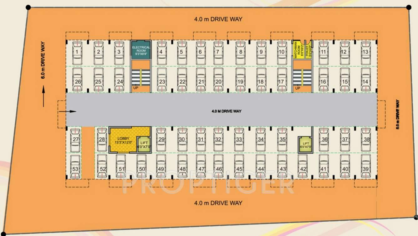 palace Images for Cluster Plan of Chirag Palace