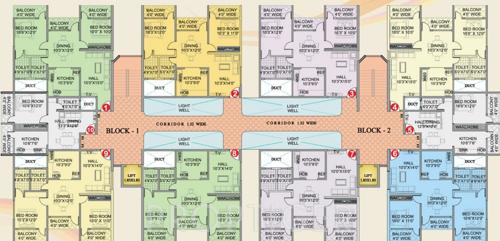  palace Images for Cluster Plan of Chirag Palace