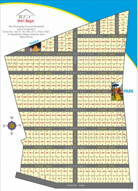 Images for Layout Plan of Ishwaryam Vetri Nagar