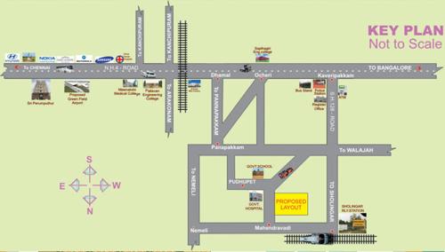 Images for Location Plan of Ishwaryam Vijaya Nagar