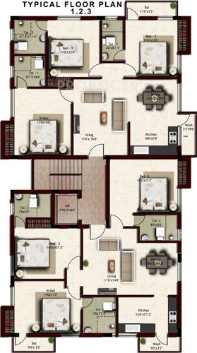 Images for Cluster Plan of India The Lenice Lounge