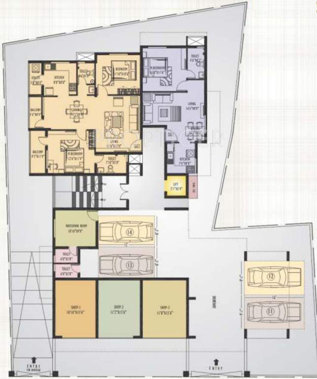 Images for Cluster Plan of Chirag Ocean Pearl