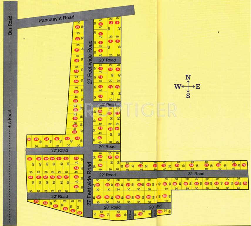 Images for Layout Plan of Ishwaryam Vasantham Nagar